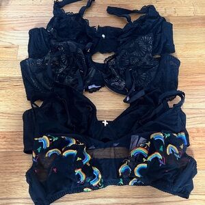 3 Savage X Fenty Bras and 1 Bralette